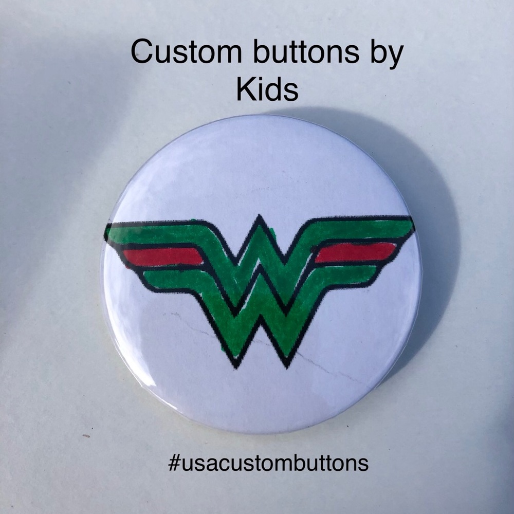 25 Kids Custom buttons